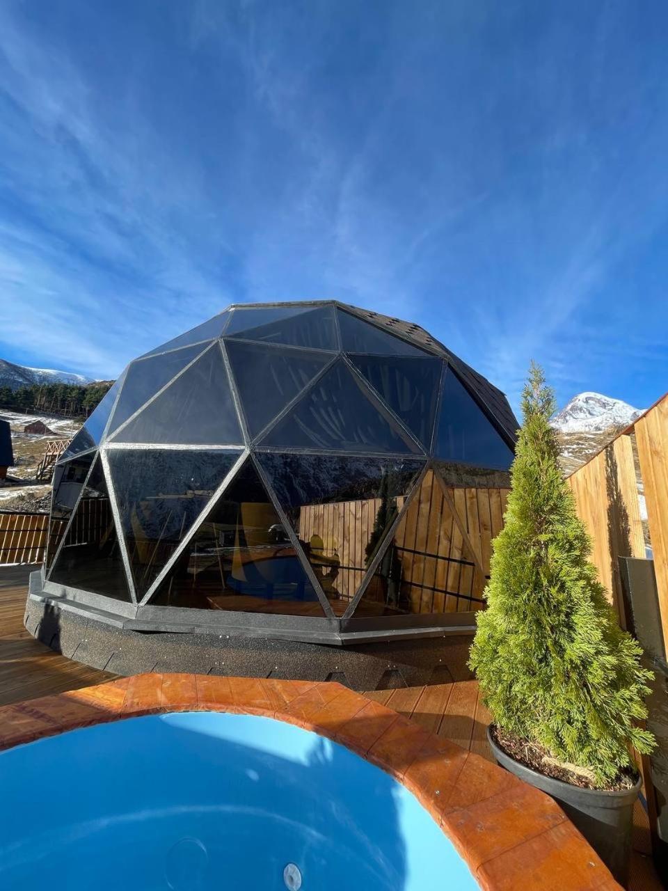 Gabua Glamping Villa Kazbegi Bagian luar foto